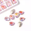 Rincones para Uñas de Celebridad de Internet [Forma de Gota con Base Puntiaguda] Rincones de Uñas Coloridos Súper Brillantes Accesorios Estilo Ins Piezas de Decoración DIY