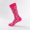 Em estoque meias transfronteiriças Happy Socks estilo europeu e americano personalizadas para homens e mulheres casal meias da moda meias da moda meias de cano médio atacado