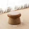 Banquinho Cogumelo, Banquinho Pequeno para Uso Doméstico, Banquinho Baixo, Banquinho para Trocar Sapatos em Madeira Maciça, Banquinho para Sentar em Sala de Estar/Varanda, Banquinho de Sofá, Banquinho Redondo, Banquinho Infantil