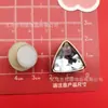Diamante Simulado Incrustado Perla Falsa Marfil Hebilla Integrada Joyería DIY Agujero Decoración de Zapato Hebilla de Zapato Accesorios de Plástico Materiales