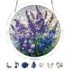 Produto novo transfronteiriço Azure Bloom Sun Catcher Sussurrante quebra-cabeça de acrílico para pendurar na janela decoração de casa quebra-cabeça de 83 peças