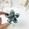 Presilha de Cabelo Gradiente Pérola Plumeria Transfronteiriça Europeia e Americana Presilha de Flor Presilha Lateral Presilha para Meio Preso Parte de Trás da Cabeça Presilha de Tubarão