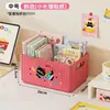 Caja de Almacenamiento de Escritorio de Dibujos Animados Cesta Organizadora de Plástico Apilable Gran Capacidad Portalápices para Material Escolar Estante para Libros Caja de Almacenamiento