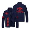Chaqueta deportiva informal de color sólido para jóvenes, con cuello alto y estampado estándar europeo y americano, para hombre, 2021