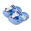 Novedad de Verano Estilo Hueco Transpirable Zuecos de Superhéroe para Niños con Suelas Suaves, Protección para los Pies y Diseño de Punta Cerrada para Guardería, Hogar y Playa