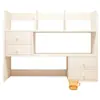 Prateleira de Armazenamento para Mesa de Escritório para Quarto de Casa Estante de Livros Simples Vertical de Múltiplas Camadas Prateleira de Armazenamento para Estudantes Pequena Estante de Livros