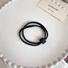 2024 Nuevo Estilo Diadema Trenzada de Doble Capa Goma Elástica Goma para el Cabello Goma para el Cabello de Mujer Diadema Anillo de Goma Juego de Cuero Cola de Caballo Alta