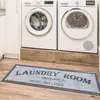 Alfombrilla de suelo para Amazon temu serie de texto americana, resistente a la suciedad y absorbente de aceite para cocina, alfombra antideslizante para lavadero