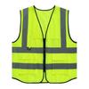 Chaleco reflectante para construcción, chaleco reflectante para ingeniería, construcción, jardinería, saneamiento, trabajadores, seguridad, tráfico, conducción nocturna, ropa con impresión personalizada.