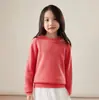 Suéter 100% Lana para Hombre, Mujer y Niño Suéter de Color Sólido Camisa Base Simple Cálido Manga Larga Superior Tejido Grueso