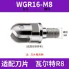 Portaherramienta de Fresado CNC de 3 Canales Rosca M16 Diámetro de Mecanizado de 40 mm Adecuado para Inserciones Apmt1604 Herramienta para Fresadora