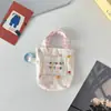 Bolsa para Auriculares Pequeña Fresca Floral Estilo Coreano Mini Diseño de Nicho Bolsa de Almacenamiento Anti-Caídas y Anti-Rozaduras Cubierta Protectora para Auriculares Bluetooth