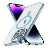 Funda Magnética Phantom de Alta Transparencia Adecuada para Apple 16E Botones Metálicos 17Promax Simple 15 Color Sólido 14/13