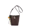 Bolsa feminina de alta qualidade, luxo leve, design nichado, nova moda 2026, bolsa de ombro simples, transversal, estilo balde, bolsa de mão