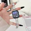 Atacado de Fábrica Adequado para Pulseira Apple Applewatch10/9/8 Buccellati Metal Diamante iWatch Relógio