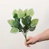 Folhas de Jiboia Simuladas Shopping Center Hotel Edifício de Escritórios Micro Paisagismo Plantas Verdes Sala de Estar de Casa Plantas Decorativas Folhas de Batata Doce