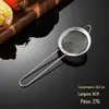 Peneira Peneira de Farinha Doméstica Aço Inoxidável Malha de Orelha Pontuda Filtro de Farinha de Vazamento Malha Peneira Ultra Fina Ferramentas de Cozimento Malha de Filtro Redonda