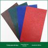 Bolsa com Superfície Texturizada de Couro Laminado Caixa de Presente Papel Especial Moldagem por Sopro PVC Revestido Capa de Certificado de Honra Papel Colado