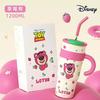 Taza de café con forma de bola de cereza y hielo para niñas, taza de café de alto valor de color, taza de acompañamiento con pajita, taza de té con leche fría con aislamiento 316