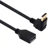 Cable Adaptador Codo Hembra Hd de Dp a Dp Soporta Conversión Mutua Bidireccional 4K60Hz Conexión de Computadora Cable para Monitor