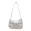 Bolso de axila nicho estilo francés para mujer 2024 Nuevo Moda Trendy Versión Coreana Bolso cuadrado pequeño Bolso de hombro versátil Bolso plisado