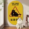 Placa Arranhador para Gatos, Resistente ao Desgaste, Não Solta Fiapos, Adesivo de Parede Vertical, Autoadesivo de Canto, Sem Resíduos de Cola, Protetor de Sofá Anti-Arranhões de Gato, Tapete de Escalada