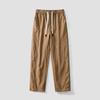 Macacão masculino 2024 novo primavera esportivo casual solto reto resistente ao desgaste marca de moda japonesa calça cáqui