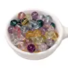 Cuentas de Vidrio de Alta Transparencia de Colores Cuentas Sueltas Pulsera Hecha a Mano con Cuentas Pulsera Collar Accesorios de Joyería Paquete de Materiales