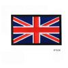 Braçadeira Bandeira de Arroz Britânica Velcro Bordado 3D Patch de Moral Estéreo Patch de Tecido para Mochila Insígnia