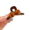 Estilo francés suave peinado semi-recogido pinza de garra pequeña pinza para el pelo pequeña dulce de hada de alta gama tocado fresco para el cabello que no tira