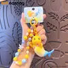 Llavero Baimao Original Serie Vida Festiva Dragón de Leche para Mujer, Colgante de Muñeca Exquisita de Dibujos Animados con Cuentas Original