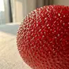 Pacote com 1 Bola Squishy Artesanal Simulada de Fruta de Cera, Textura Areia de Gelo de Alta Estética, Fruta de Rebote Lento, Brinquedo de Apertar Fidget para Alívio de Estresse
