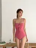 2026 Nuevo Traje de Baño de una Pieza Triángulo para Mujer que Cubre el Vientre Adelgazante para Playa, Resort, Aguas Termales [Dropshipping]