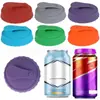 Tapa Selladora de Lata de Silicona de Venta Caliente, Tapa de Silicona a Prueba de Fugas para Bebidas Enlatadas, Tapa de Silicona a Prueba de Polvo, Tapa Suave de Silicona para Lata de Cola