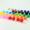 Frete direto da fábrica 2,5cm bola de pelúcia colorida acessórios de vestuário bola de pelúcia diy bola de lã de polipropileno atacado