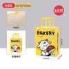 Bolsas de Empaque para Hornear, Bolsas de Papel Kraft, Bolsas Tote para Pan y Pasteles, Bolsas de Empaque para Llevar Postres, Venta al por Mayor Comercial