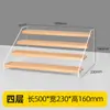 Caixa Display para Caixa Surpresa de Bonecas Bubble Mart, Suporte Exibidor de Figuras Trapezoidal, Rack de Armazenamento de Caixas Surpresa em Acrílico