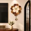 Reloj de Pared Nuevo Estilo Vintage 2026 para Sala de Estar, Reloj Creativo Decorativo de Alta Gama para el Hogar, Reloj de Pared Decorativo Artístico Retro