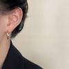 Aretes de Aro Sencillos de Lujo Accesible Estilo Ins para Celebridades, Aretes de Moda de Alta Gama, Aretes de Diseño Nicho al Por Mayor