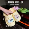 Pantuflas de verano para niños con agujeros y decoraciones para zapatos DIY, sandalias de exterior para niños, zapatos de bebé de dibujos animados para casa con agujeros