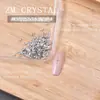 K9 Nuevo Muy Brillante Imitación de Pedrería Base Plana 2x3 Gota de Agua Pedrería para Uñas Tamaño Pequeño Pedrería Irregular de Colores Pegatinas para Uñas Decoraciones de Pedrería