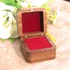 Caja de anillo de madera de alta gama, caja de almacenamiento para protección de anillos, caja para pendientes, caja de almacenamiento de joyas, caja de anillo magnética, caja para pendientes