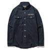 Camisa de manga larga Otoño 2020 para hombre, delgada, ropa de trabajo, primavera y otoño, camisa para hombre, talla grande, camisa tipo chaqueta militar