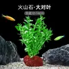 Plantas de Acuario, Decoraciones de Paisajismo con Césped Real, Plantas Aptas para Principiantes, Crisantemo Verde Ciempiés, Plantas de Sombra, Piedra Volcánica, Plantas Verdes Purificadoras de Agua