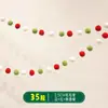 Decoraciones de Año Nuevo y Navidad, Guirnaldas de Pompones, Guirnaldas de Bolas de Felpa, Decoraciones Colgantes para Fiestas, Decoraciones de Fondo para Arreglos de Cumpleaños Infantiles