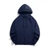 Sudadera con capucha de algodón 100% para hombre, peso pesado de 320 g, color liso, corte holgado, con capucha de doble capa para uso casual en primavera y otoño