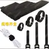 10 Piezas de Correas de Velcro Extensibles en Forma de T, Correas Autoadhesivas para Gestión de Cables, Correas de Arnés para Cables de Datos y Carga, Ataduras para Cables Extra Largas