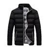 Chaqueta acolchada de algodón para hombre Amazon 2023 comercio exterior chaqueta acolchada de algodón para correr volumen para hombre abrigo de hombre invierno nuevo cuello alto algodón pluma algodón acolchado