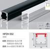 Lámpara lineal LED aleación de aluminio ranura de aluminio lámpara lineal de montaje superficial con lámpara lineal empotrada montaje oculto elevación ranura de aluminio lineal