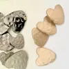 Botones Metálicos con Diseño Electroplateado en Forma de Corazón, Textura Creativa en Relieve, Botones de Pie Alto Cosidos a Mano para Camisas y Abrigos, Botones Decorativos con Pie